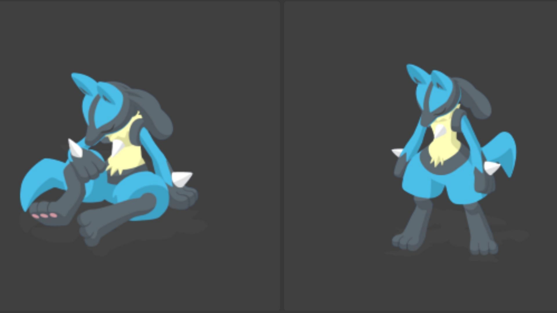 Lucario Sleep Style (Image via SELECT BUTTON/Serebii)